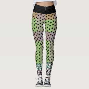 Polka Dot Pastel Plaid Leggings