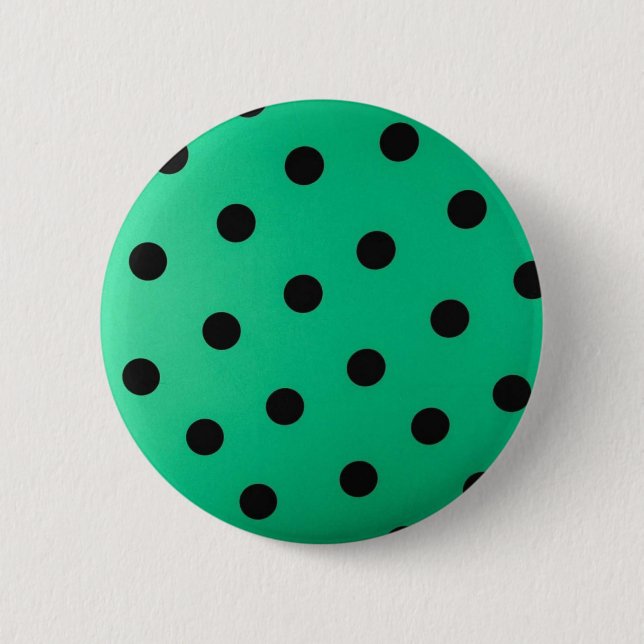 Polka dot pattern 6 cm round badge (Front)