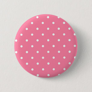 Polka dot pattern 6 cm round badge