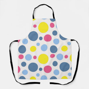 Polka dot pattern apron