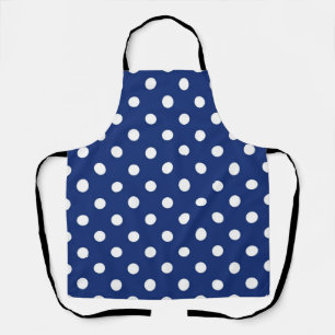 Polka dot pattern apron