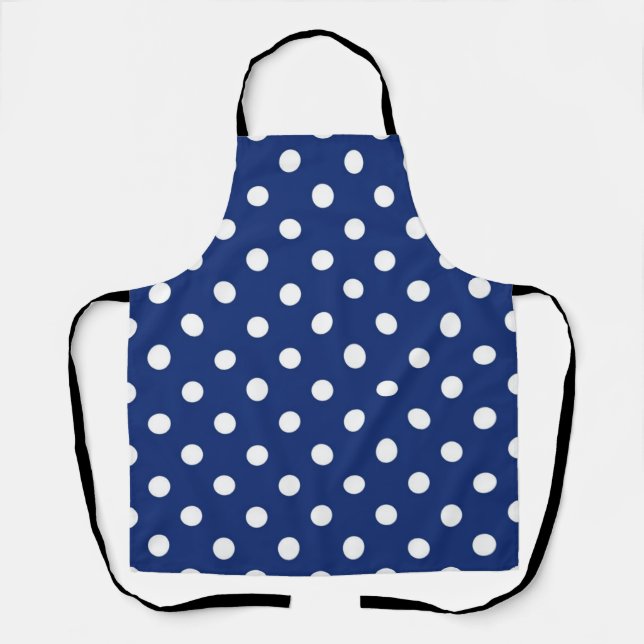 Polka dot pattern apron (Front)