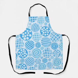 Polka dot pattern apron
