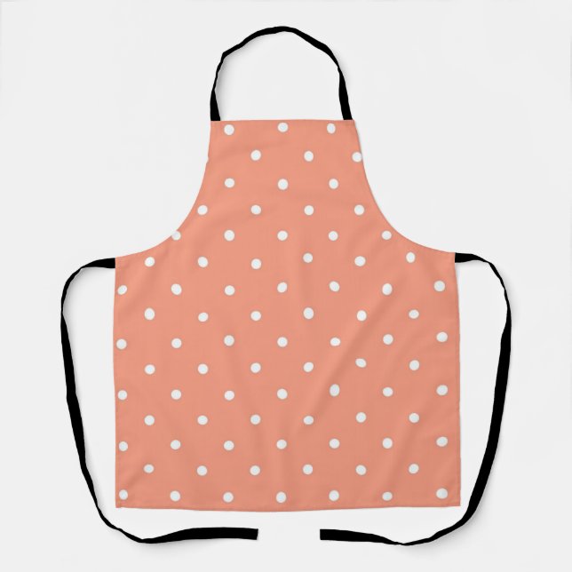 Polka dot pattern apron (Front)