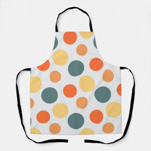 Polka dot pattern apron