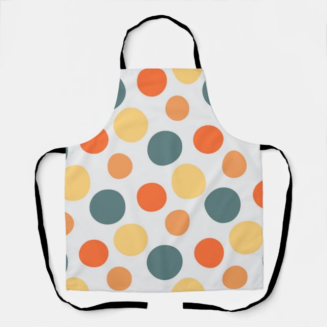 Polka dot pattern apron (Front)