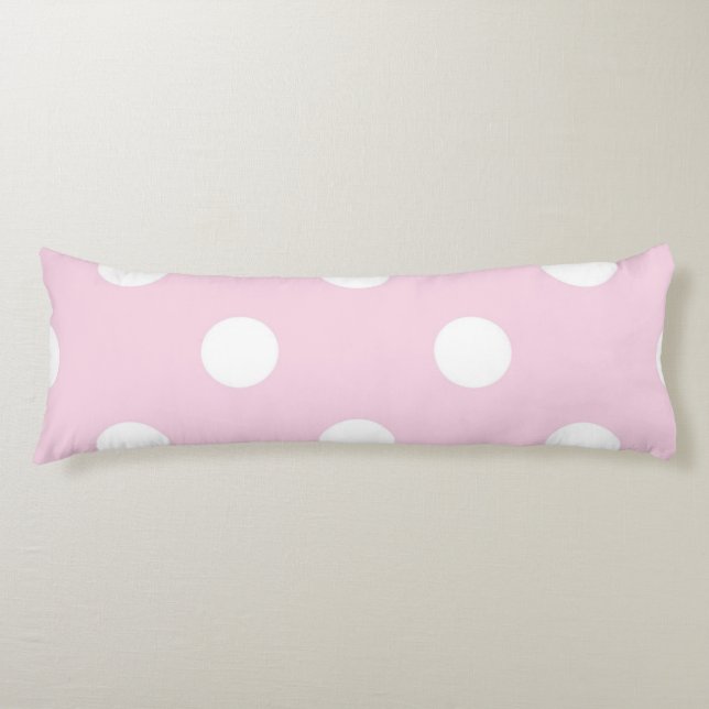 Polka dot pattern body cushion (Front)