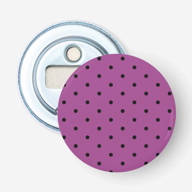 Polka dot pattern bottle opener (Front)