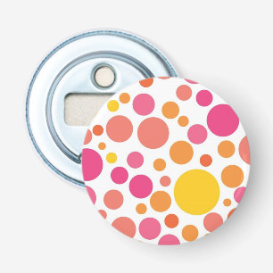 Polka dot pattern bottle opener