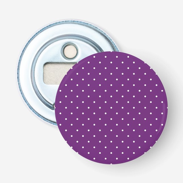 Polka dot pattern bottle opener (Front)