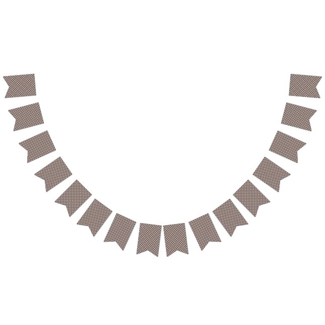 Polka dot pattern bunting  (All)
