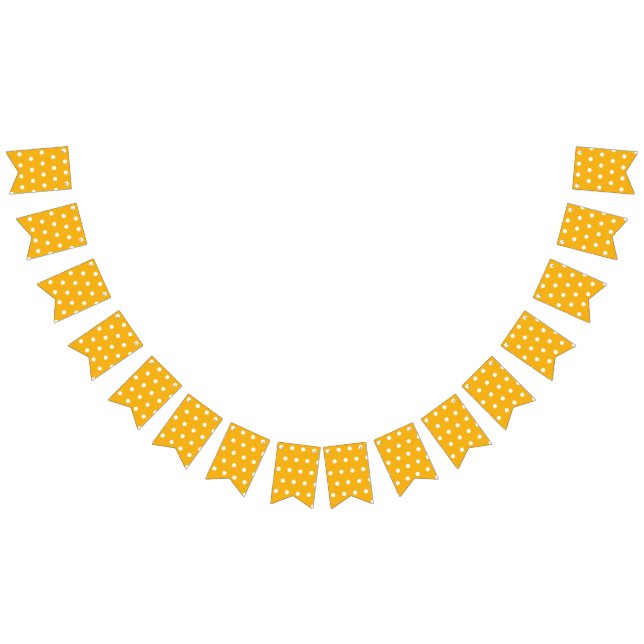 Polka dot pattern bunting  (All)