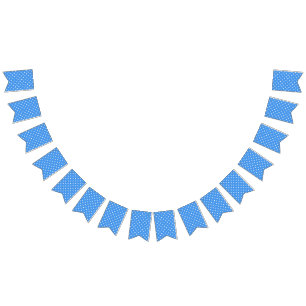 Polka dot pattern bunting