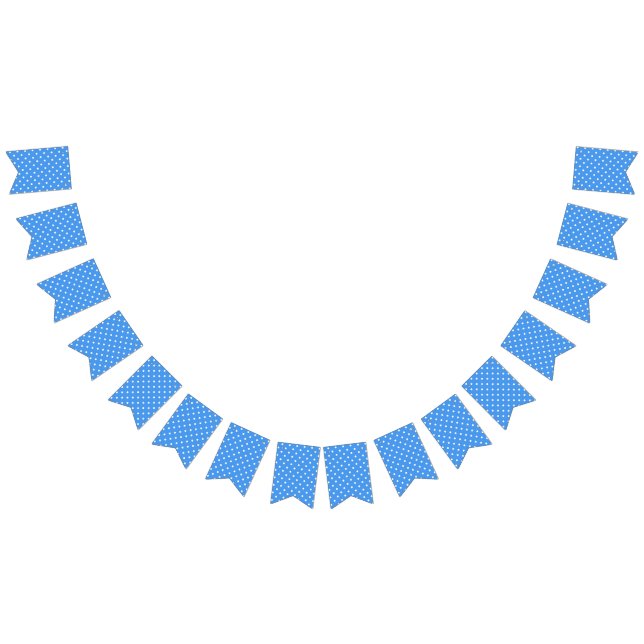 Polka dot pattern bunting  (All)