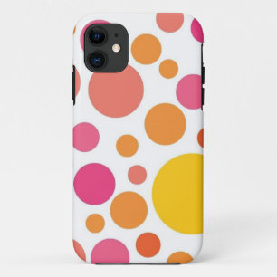 Polka dot pattern iPhone 11 case