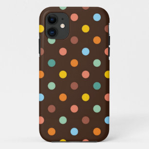 Polka dot pattern iPhone 11 case