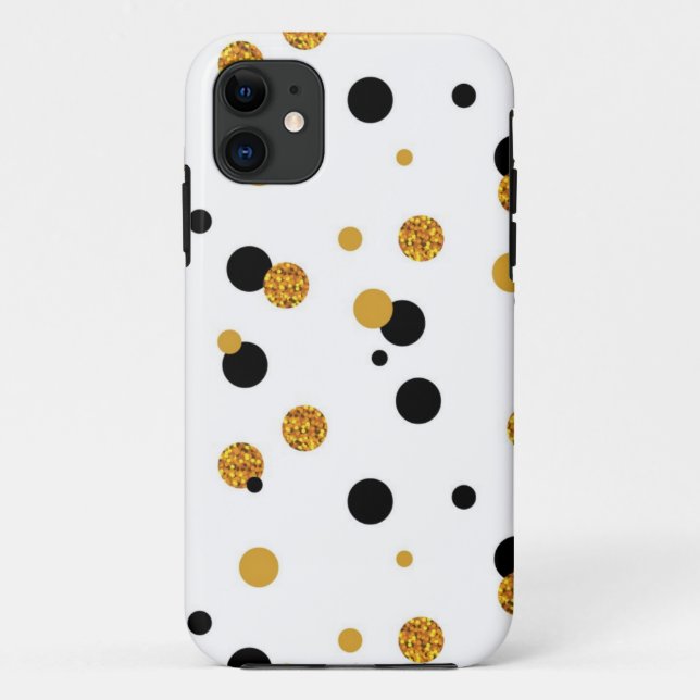 Polka dot pattern Case-Mate iPhone case (Back)