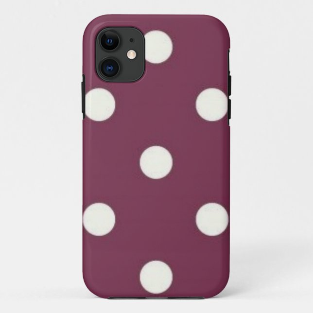 Polka dot pattern Case-Mate iPhone case (Back)