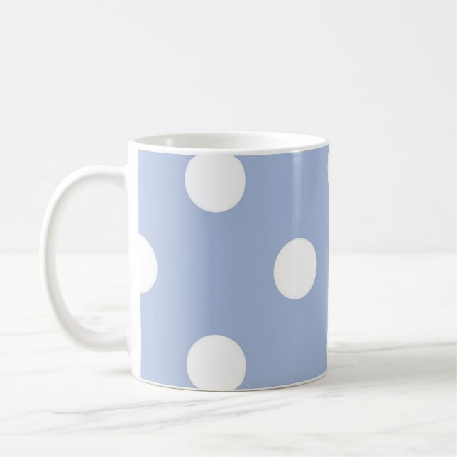 Polka dot pattern coffee mug (Left)