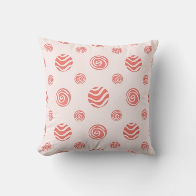 Polka dot pattern cushion (Front)