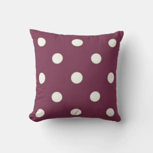 Polka dot pattern cushion