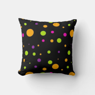 Polka dot pattern cushion