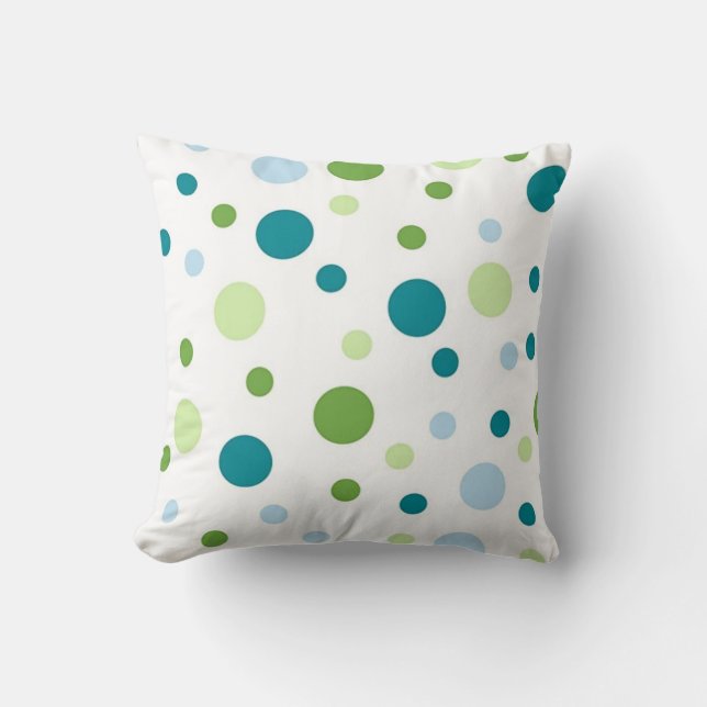 Polka dot pattern cushion (Front)