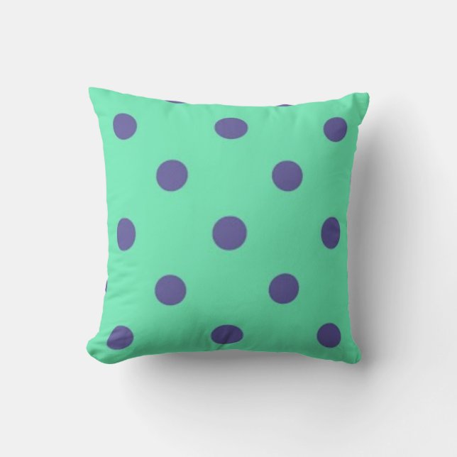 Polka dot pattern cushion (Front)