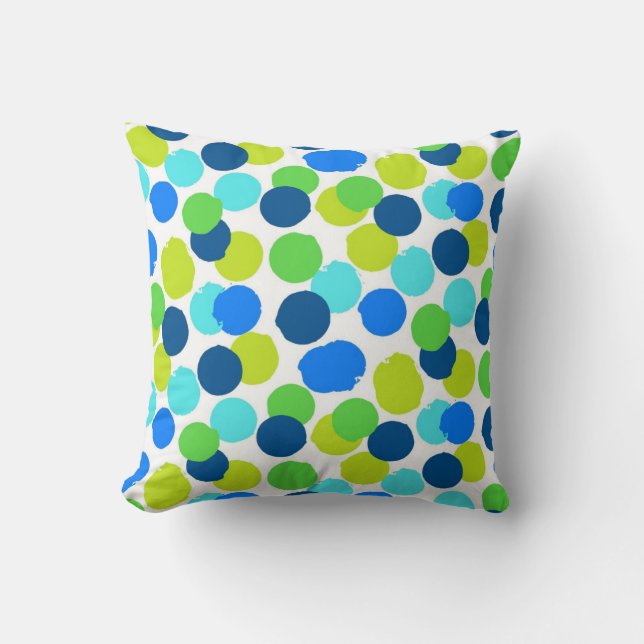 Polka dot pattern cushion (Front)