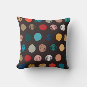 Polka dot pattern cushion
