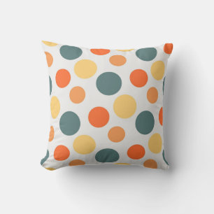 Polka dot pattern cushion