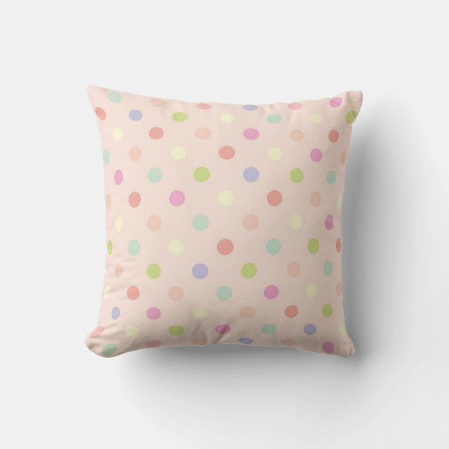 Polka dot pattern cushion (Front)