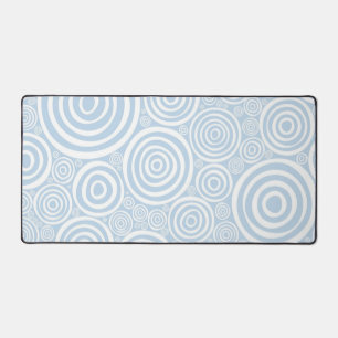 Polka dot pattern desk mat