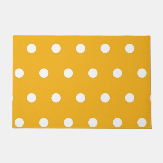 Polka dot pattern doormat (Front)