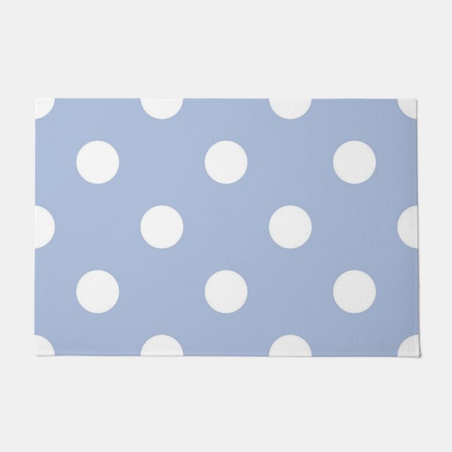 Polka dot pattern doormat (Front)
