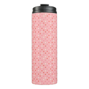 Polka dot pattern dot background thermal tumbler