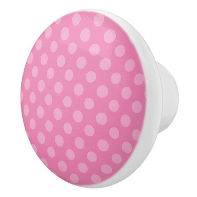 Polka Dot Pattern Draw Knobs Changeable Colours!! (Right)