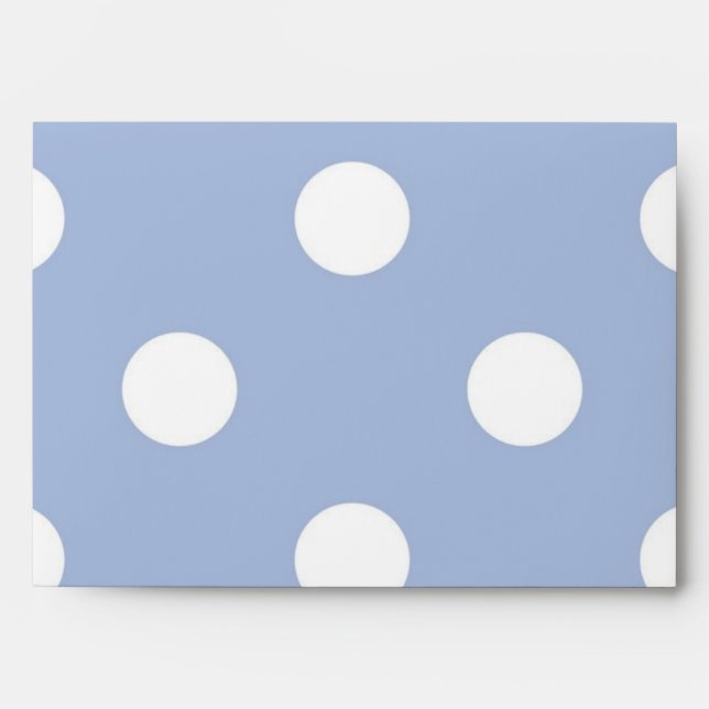 Polka dot pattern envelope (Front)
