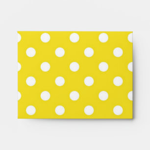 Polka dot pattern envelope