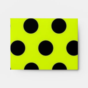 Polka dot pattern envelope