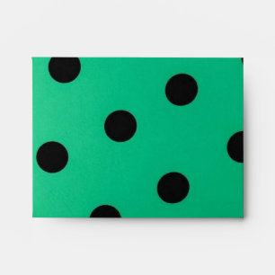 Polka dot pattern envelope