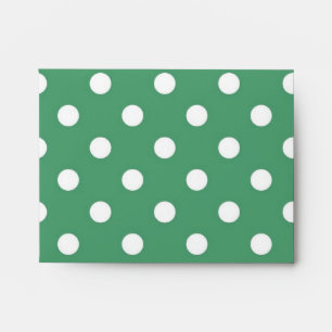 Polka dot pattern envelope