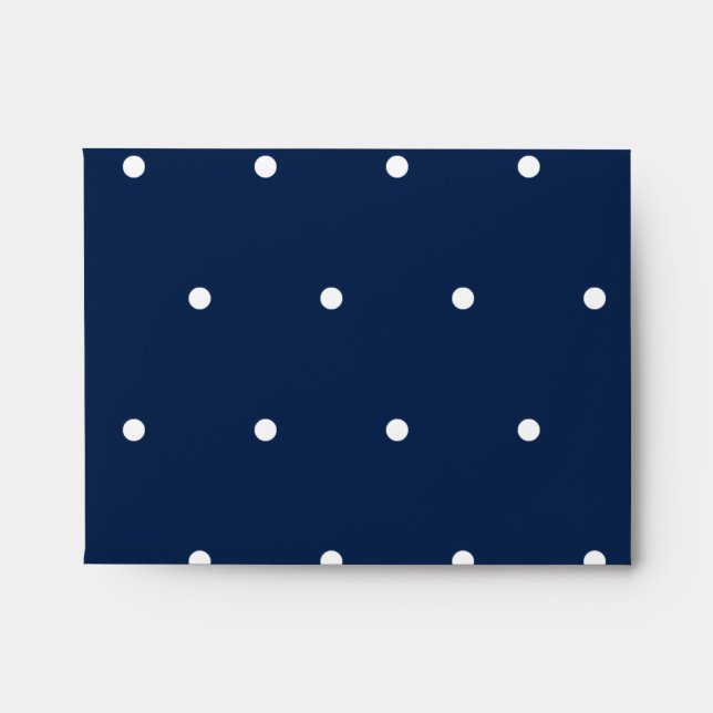 Polka dot pattern envelope (Front)