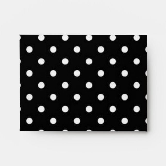 Polka dot pattern envelope (Front)