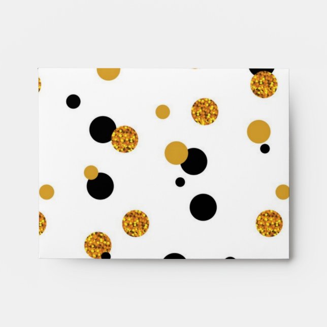Polka dot pattern envelope (Front)