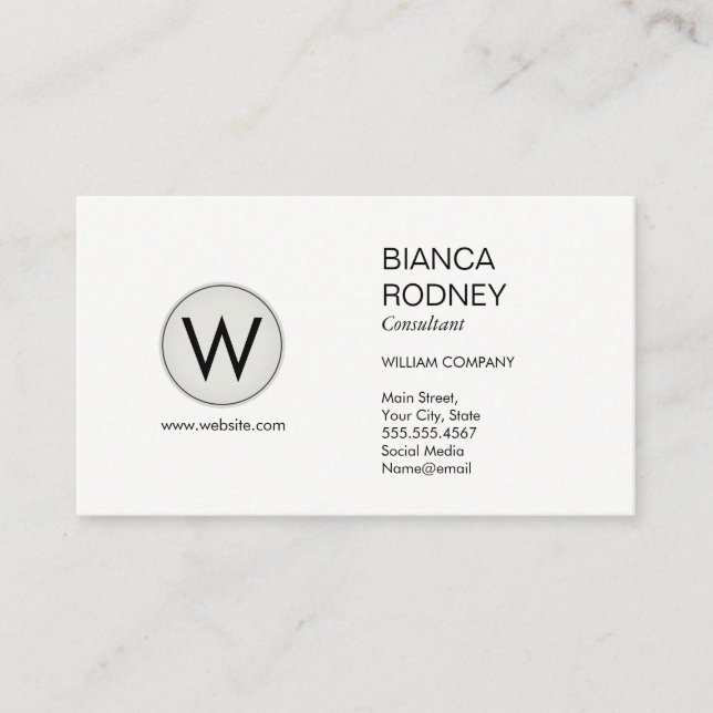 Polka Dot Pattern / Grungy Texture Business Card (Front)