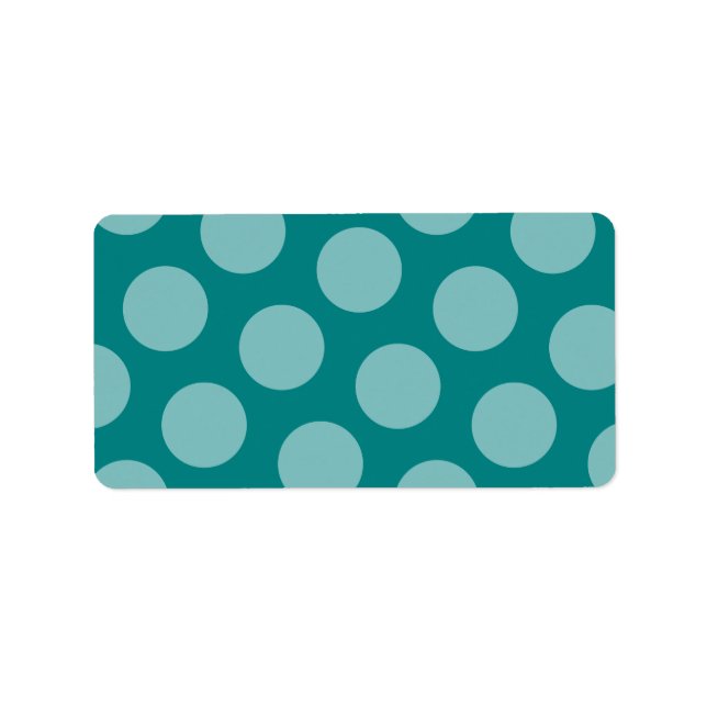 Polka Dot Pattern Label (Front)