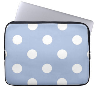 Polka dot pattern laptop sleeve