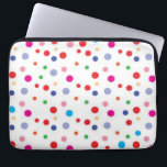 Polka dot pattern laptop sleeve<br><div class="desc">For true lovers of polka dots</div>