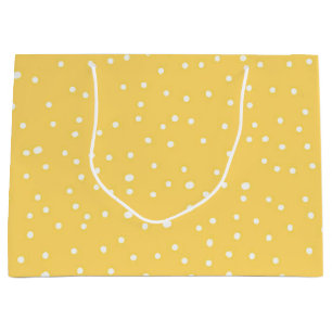 Polka dot pattern large gift bag